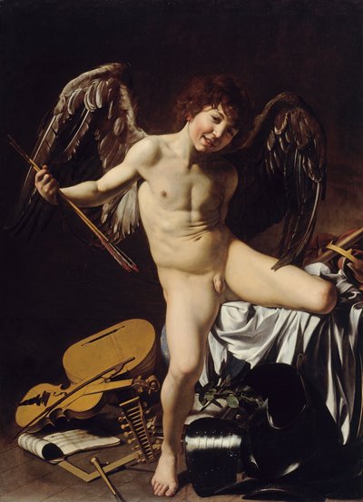 Cupido como Victor de Michelangelo Merisi Caravaggio